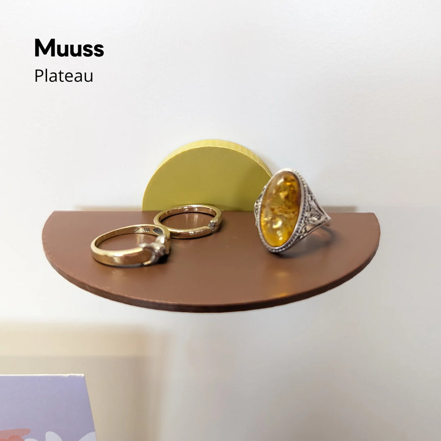 Muuss plateau voor persoonlijke wanddecoratie