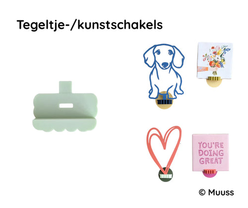 Tegeltje kunstschakel – Joeff Muuss bij Tante Rie Borne