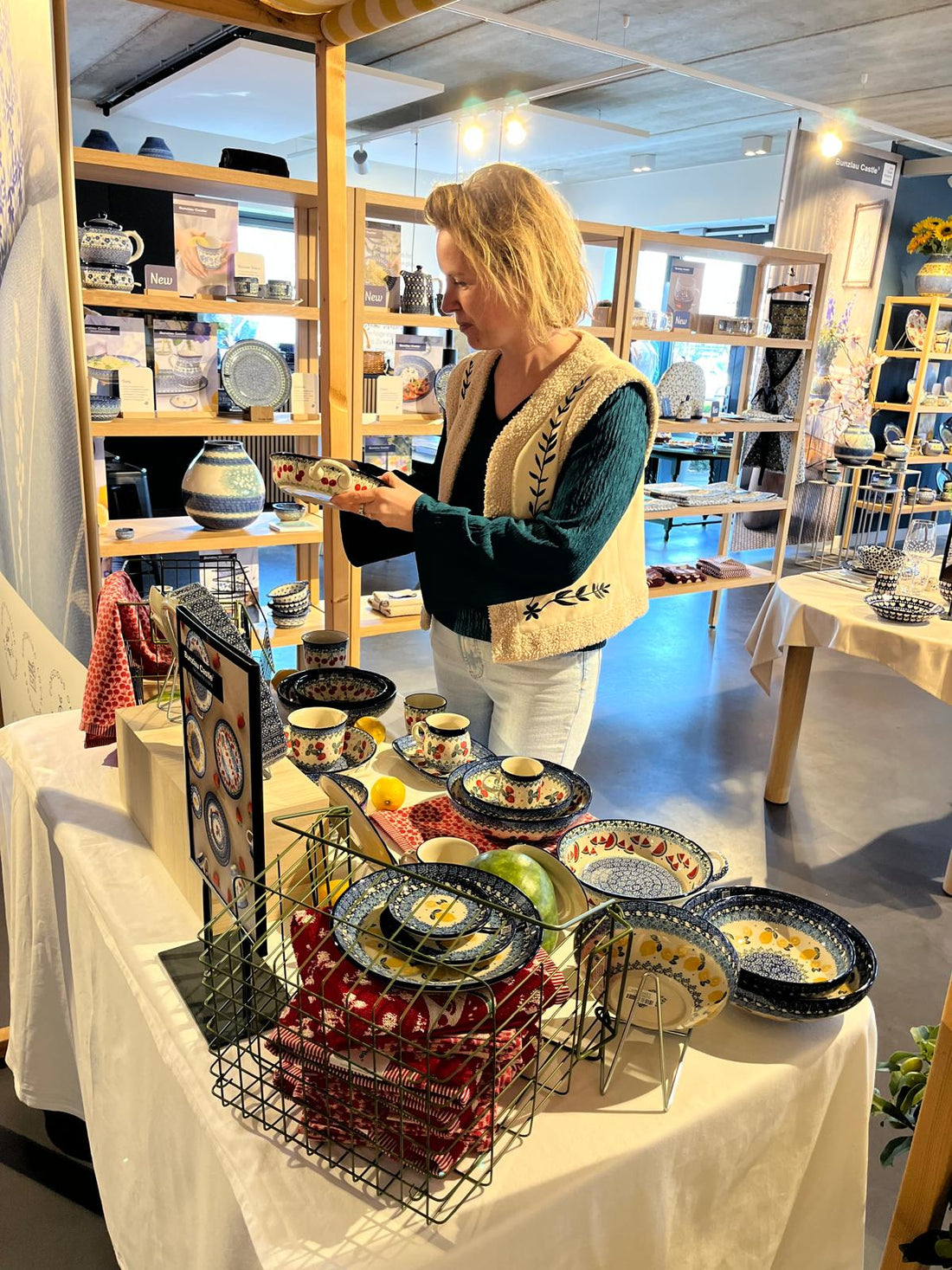 Bunzlau Castle servies met theepot en kopjes - nieuwe seizoenscollectie bij Tante Rie