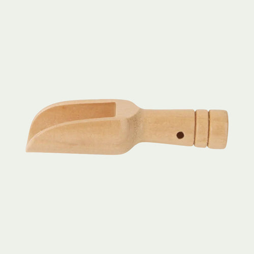 Houten theeschepje van Tante Rie