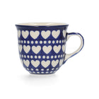 Tulp mok 200 ml - Blue Valentine | Bunzlau Castle
