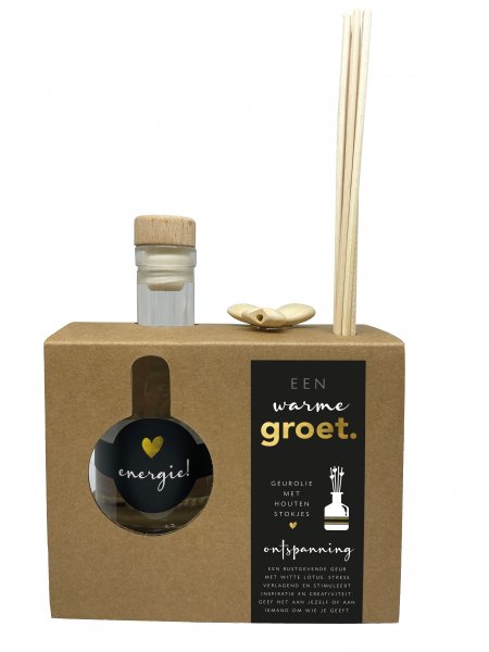 Geurstokje - Een warme groet