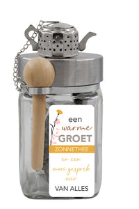 Thee en een mooi gesprek - warme groet