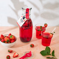 Pineut Watertwist | Carafe | Strawberry Hibiscus