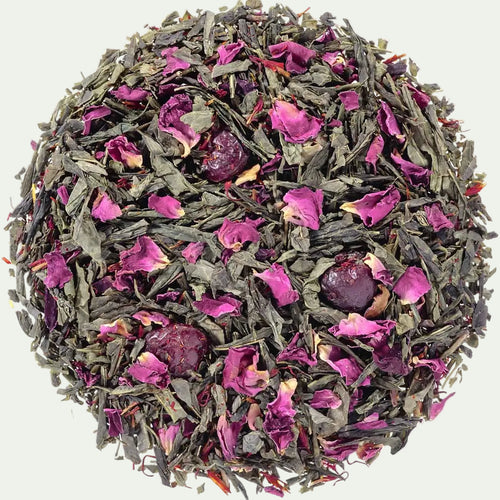 Groene thee Cranberry met fruitige bessen van Tante Rie – groene thee bij Tante Rie Borne